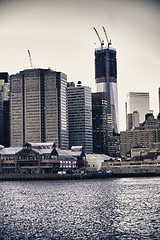 Image showing Urban Skyscrapers in Manhattan, New York City