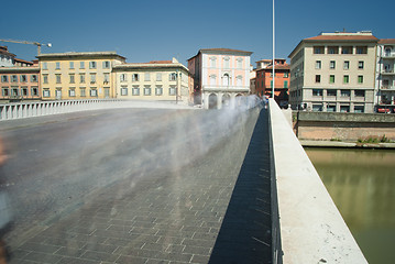 Image showing Lungarni in Pisa, Italy