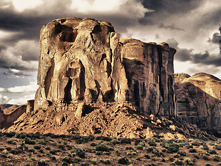 Image showing Monument Valley at Sunset, Arizona