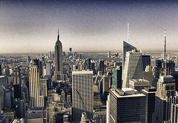 Image showing Urban Skyscrapers in Manhattan, New York City