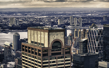 Image showing Urban Skyscrapers in Manhattan, New York City