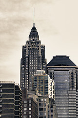 Image showing Urban Skyscrapers in Manhattan, New York City