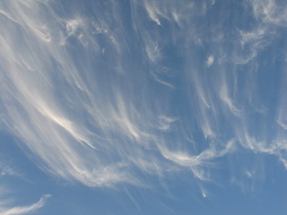 Image showing Clouds down