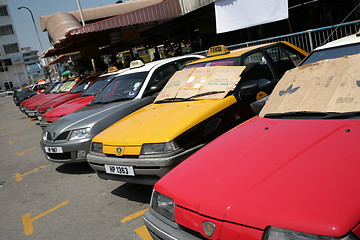 Image showing Parked cars