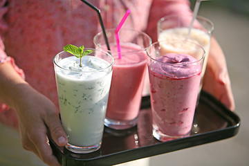 Image showing fresh summer cocktails