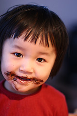 Image showing chocolate eater