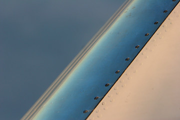 Image showing Airplane wing