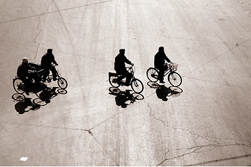 Image showing Biking in bejing