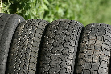 Image showing Car tires