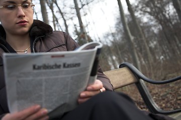 Image showing Woman outdoor