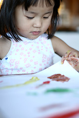 Image showing  child  & painting job