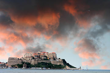 Image showing corsican houses and buildings