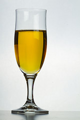 Image showing Glass of vine