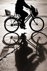 Image showing Biking in bejing