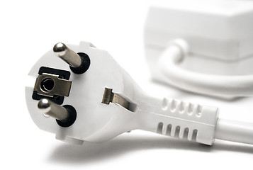 Image showing White Extension Plug