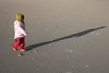 Image showing Child on the beach