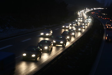 Image showing night traffic