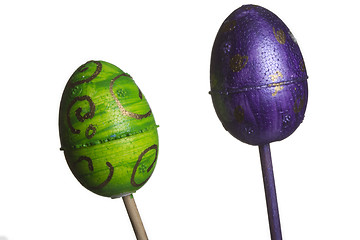 Image showing Decorated easter egg