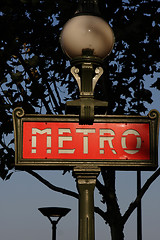 Image showing Metro in Paris