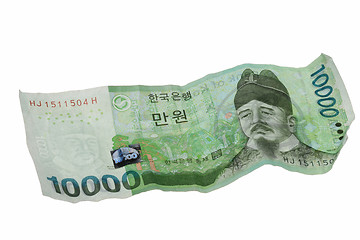 Image showing Corean banknote