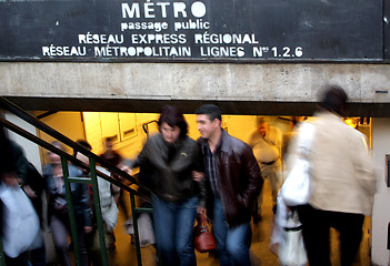 Image showing Metro in Paris