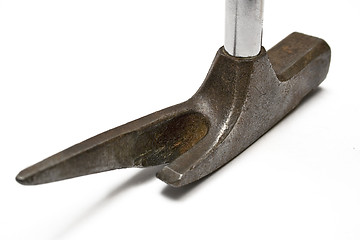 Image showing Standing Metal Hammer (Close View)