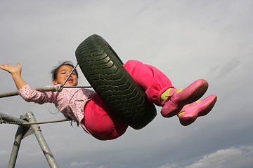 Image showing seesaw child