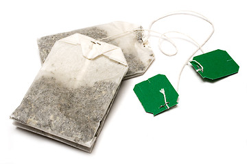 Image showing Two Lying Teabags