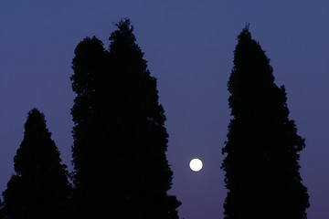 Image showing rural denmark at night 