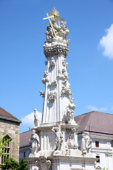 Image showing Holy trinity column in Budapest, Hungary