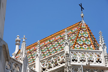 Image showing Matthias church in Budapest, Hungary