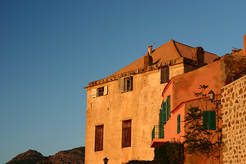 Image showing corsican houses and buildings