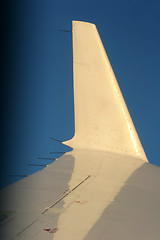 Image showing Airplane wing