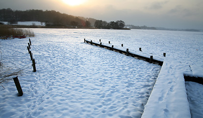 Image showing winter lake