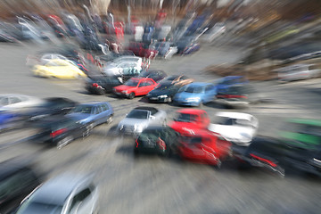 Image showing Parked cars