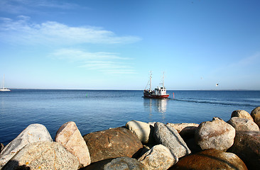 Image showing Fishing boat in Denmark