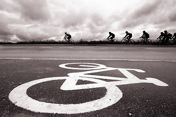 Image showing Bike race in Denmark