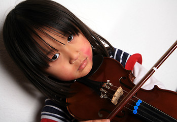 Image showing Violin child