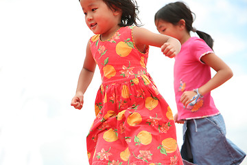 Image showing children eating