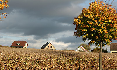 Image showing alsacian village