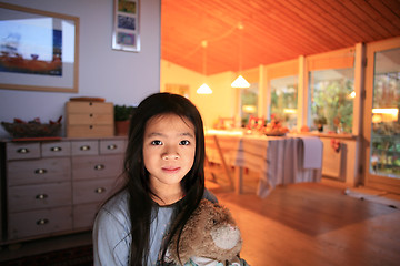 Image showing cute child at home