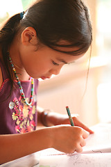 Image showing  child  reading