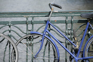 Image showing Bikes in Amsterdam