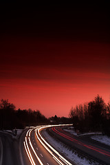 Image showing night traffic