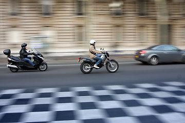 Image showing traffic in paris