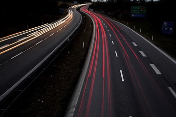 Image showing night traffic