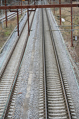 Image showing Railway tracks