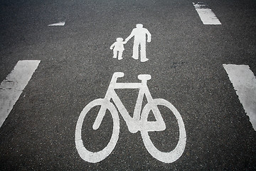 Image showing Bike sign