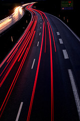 Image showing night traffic