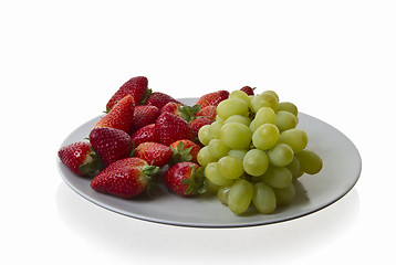 Image showing Fruits on a plate